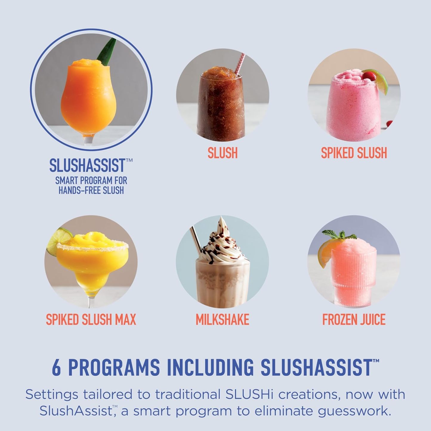 Ninja SLUSHi Max | XXL Smart Frozen Drink Maker | Exclusive Smart Technology | Party-Sized 150oz Capacity | No Ice Needed | 6 Programs | Perfect Temp & Texture up to 12 hours | Peach | FS605