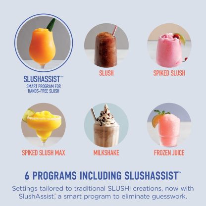 Ninja SLUSHi Max | XXL Smart Frozen Drink Maker | Exclusive Smart Technology | Party-Sized 150oz Capacity | No Ice Needed | 6 Programs | Perfect Temp & Texture up to 12 hours | Peach | FS605