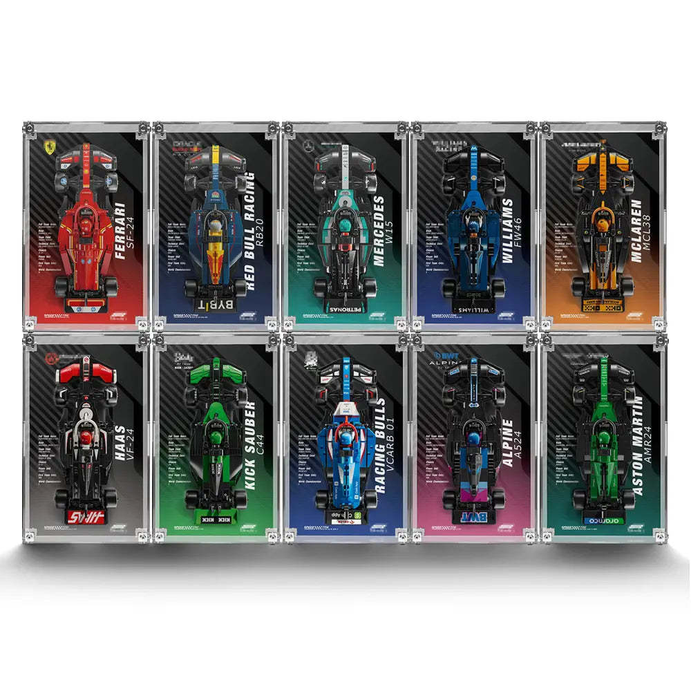 Show Case For Speed Champions F1 Acrylic  series PLUS