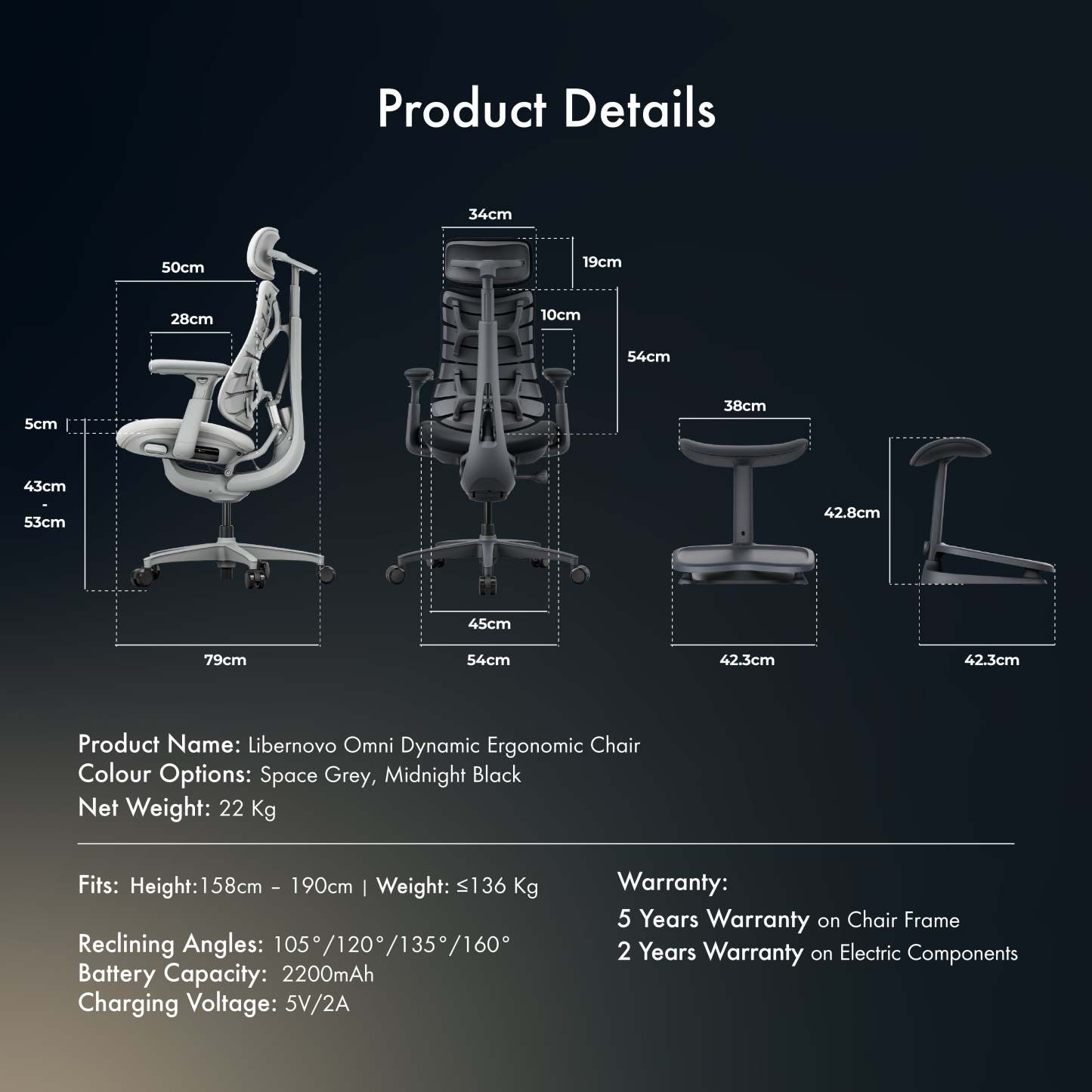 [Pre-Order, ETA: Mid Jan] LiberNovo Omni Dynamic Ergonomic Chair