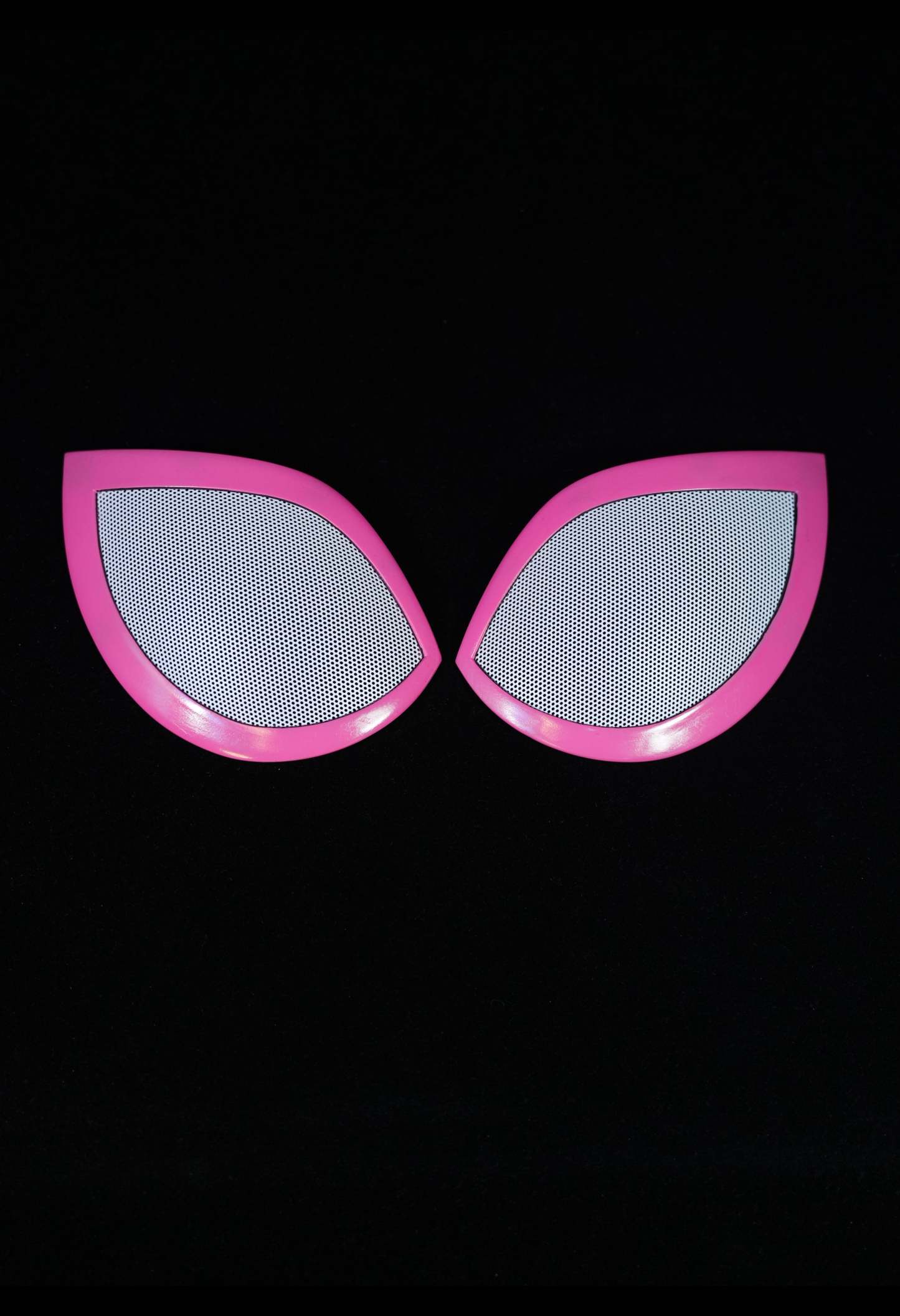 White & Pink Mask with Face Shell