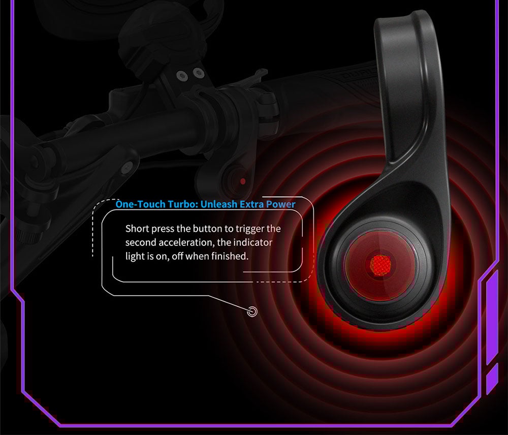 Turbo Button Dualtron Sonic Model A ALIEN