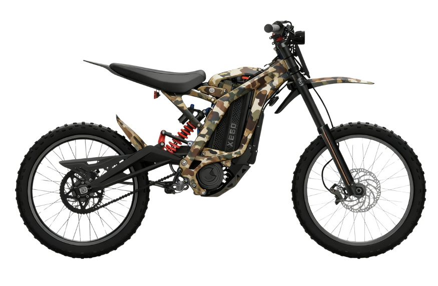 55MPH professional off-road e-bike with 60000 mAh capacity battery.✨
