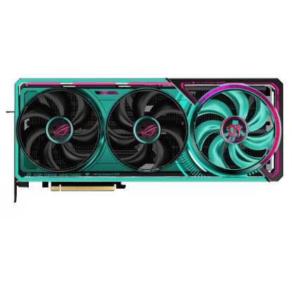 ASUS ROG Astral GeForce RTX 5080 16GB GDDR7 OC RO JI x HATSUNE MIKU Edition PCI-Express 5.0 DLSS 4.0 Graphics Card - RO JI x HATSUNE MIKU Edition
