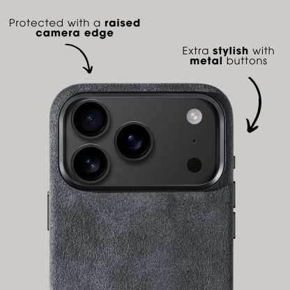 iPhone 17 Pro Max - Alcantara Case - Space Grey