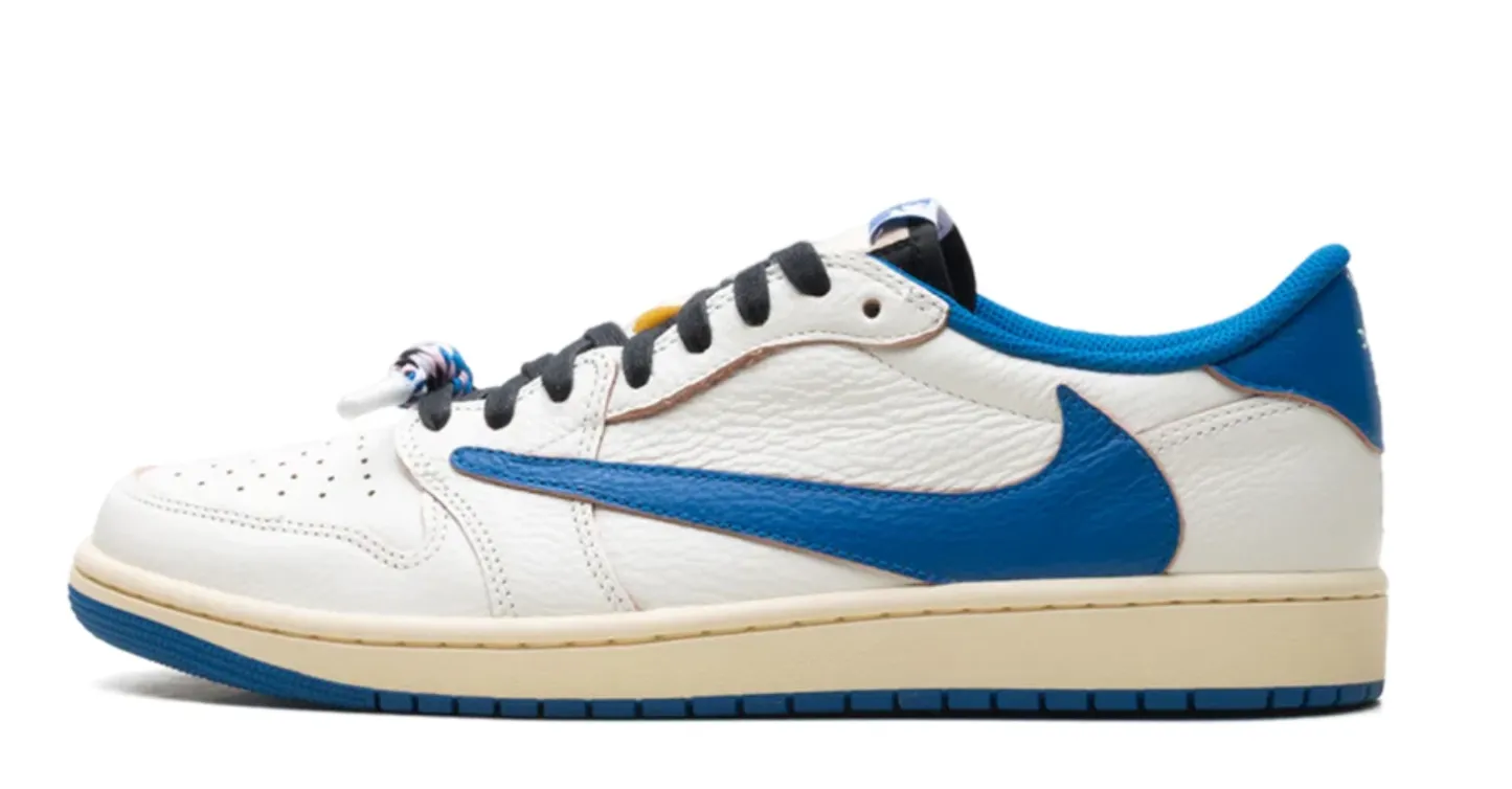 Aithtr Jordthtan1 Low x Travis Scott x Fragment 'Sail Military Blue' DM7866-104