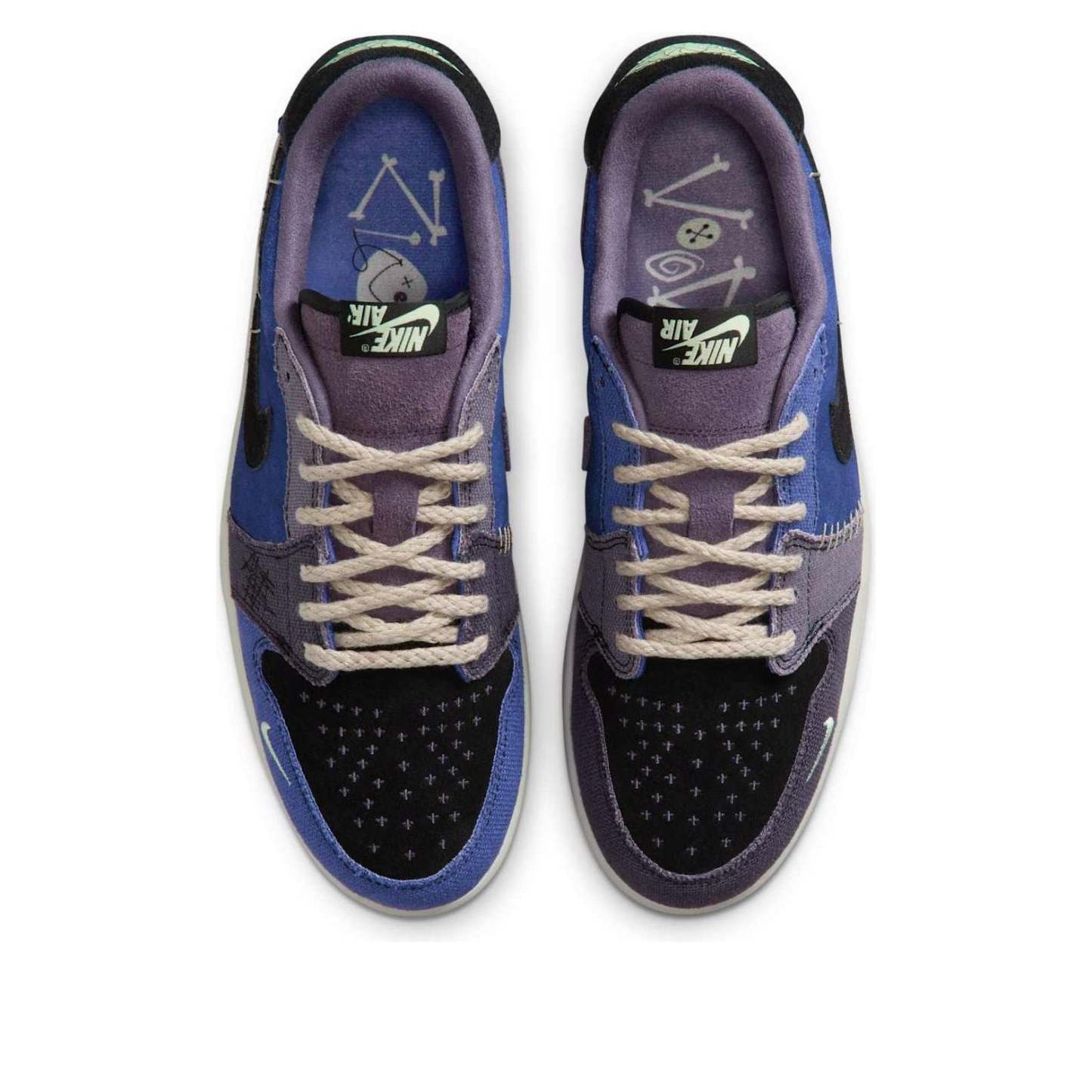 Aithtr Jordthtan 1 x Zion Williamson Retro Low OG 'Voodoo Alternate'
