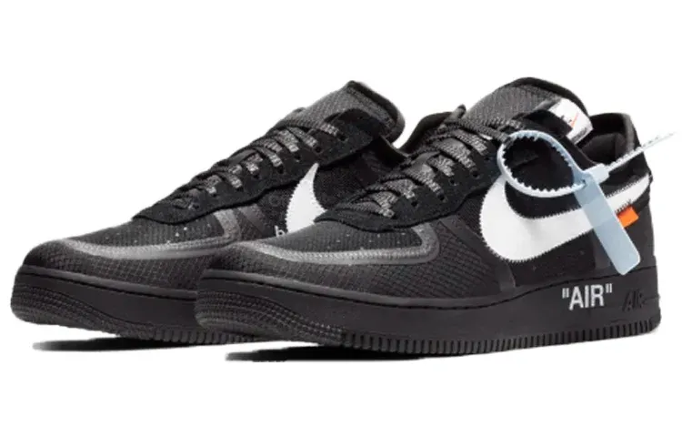 x Off-White Air Force 1 Low 'Black' AO4606-001