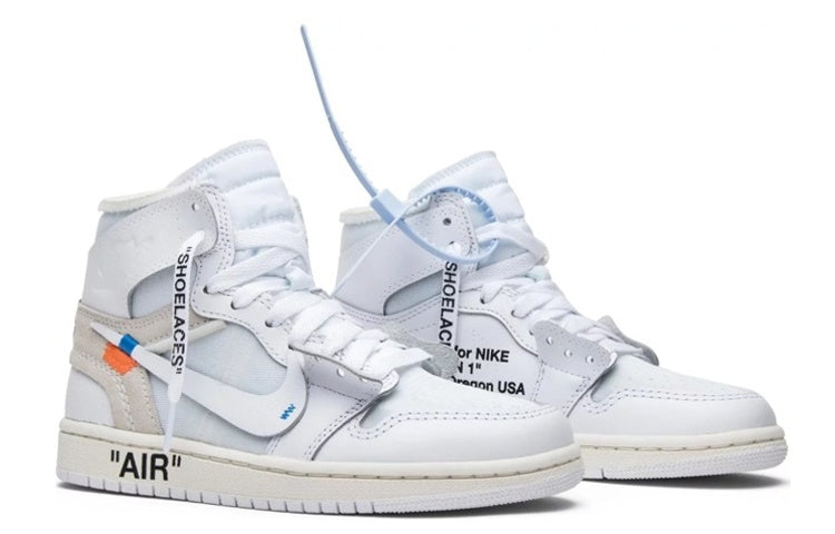  Aithtr Jordthtan 1 x Off-White Retro High OG 'White' 2018 AQ8296-100