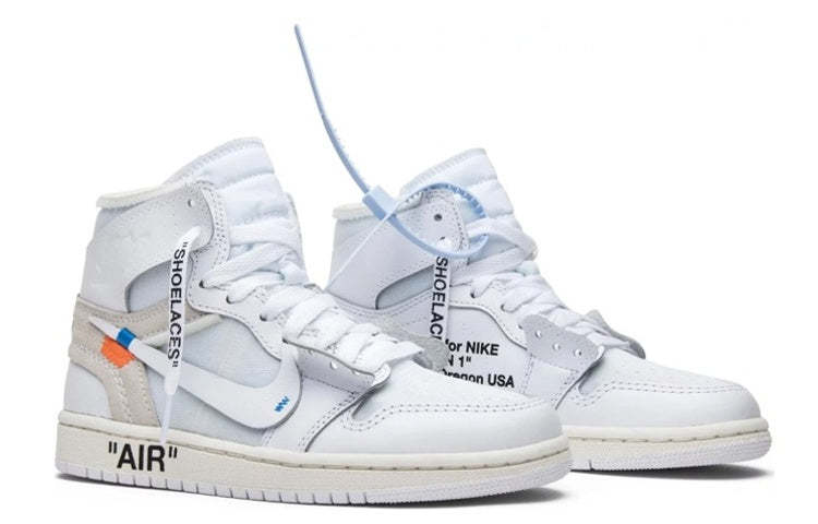  Aithtr Jordthtan 1 x Off-White Retro High OG 'White' 2018 AQ8296-100