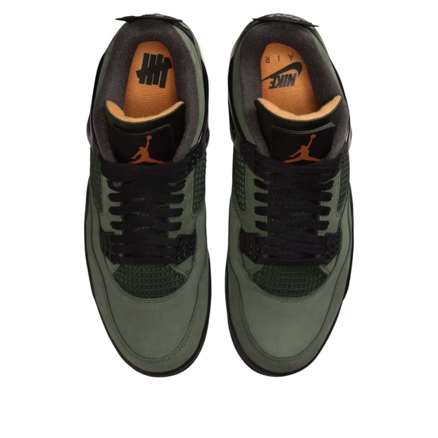 （Men’s）Aithtr Jordthtan 4 x Undefeated 'Deep Green' 2025