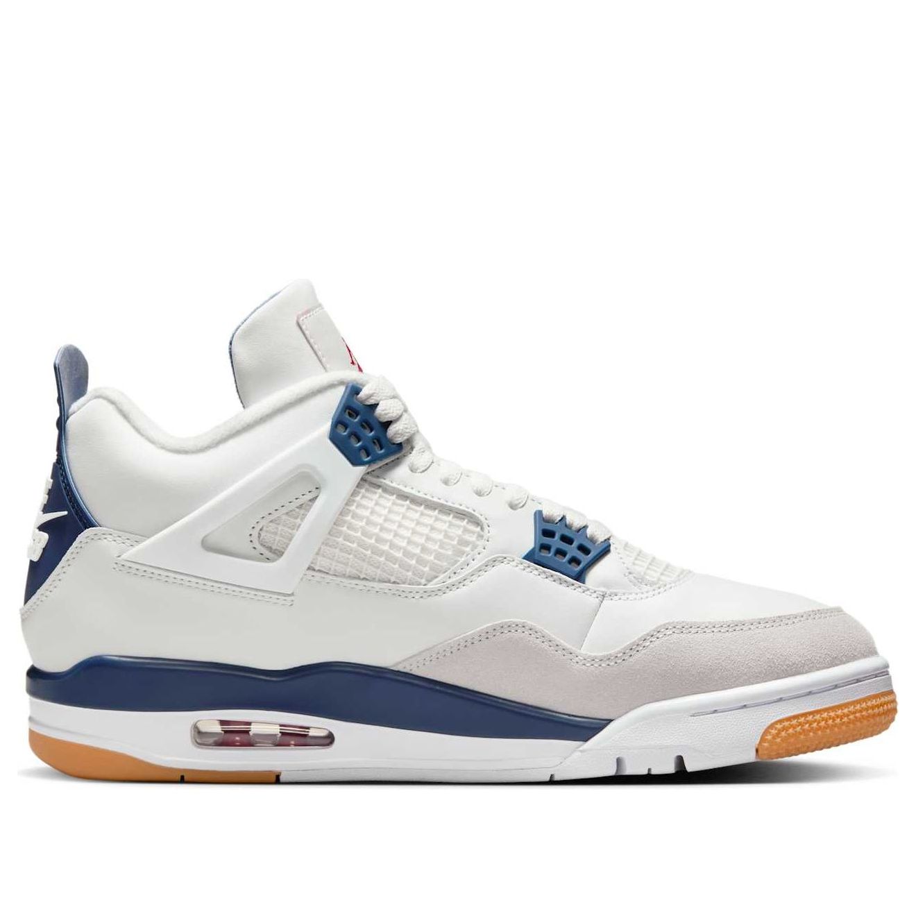 （Men’s）Aithtr Jordthtan 4 Retro SB 'White Navy'
