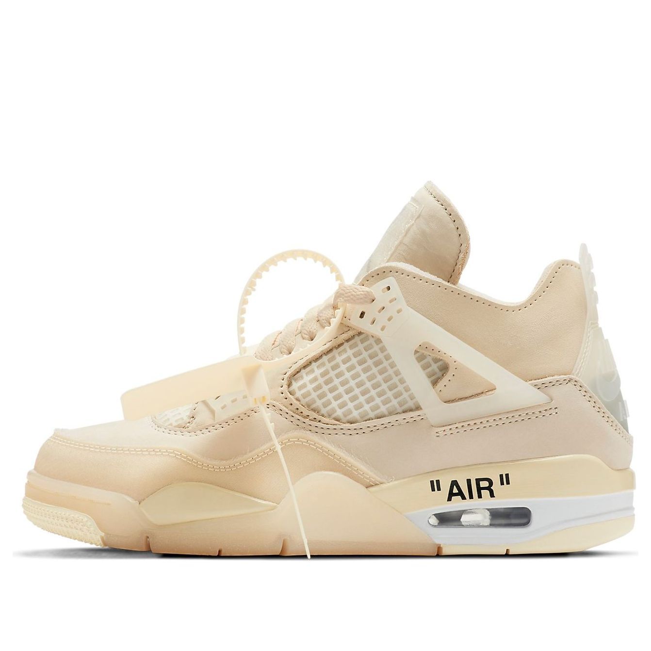 (WMNS) Air Jordan 4 x Off-White SP 'Sail' CV9388-100