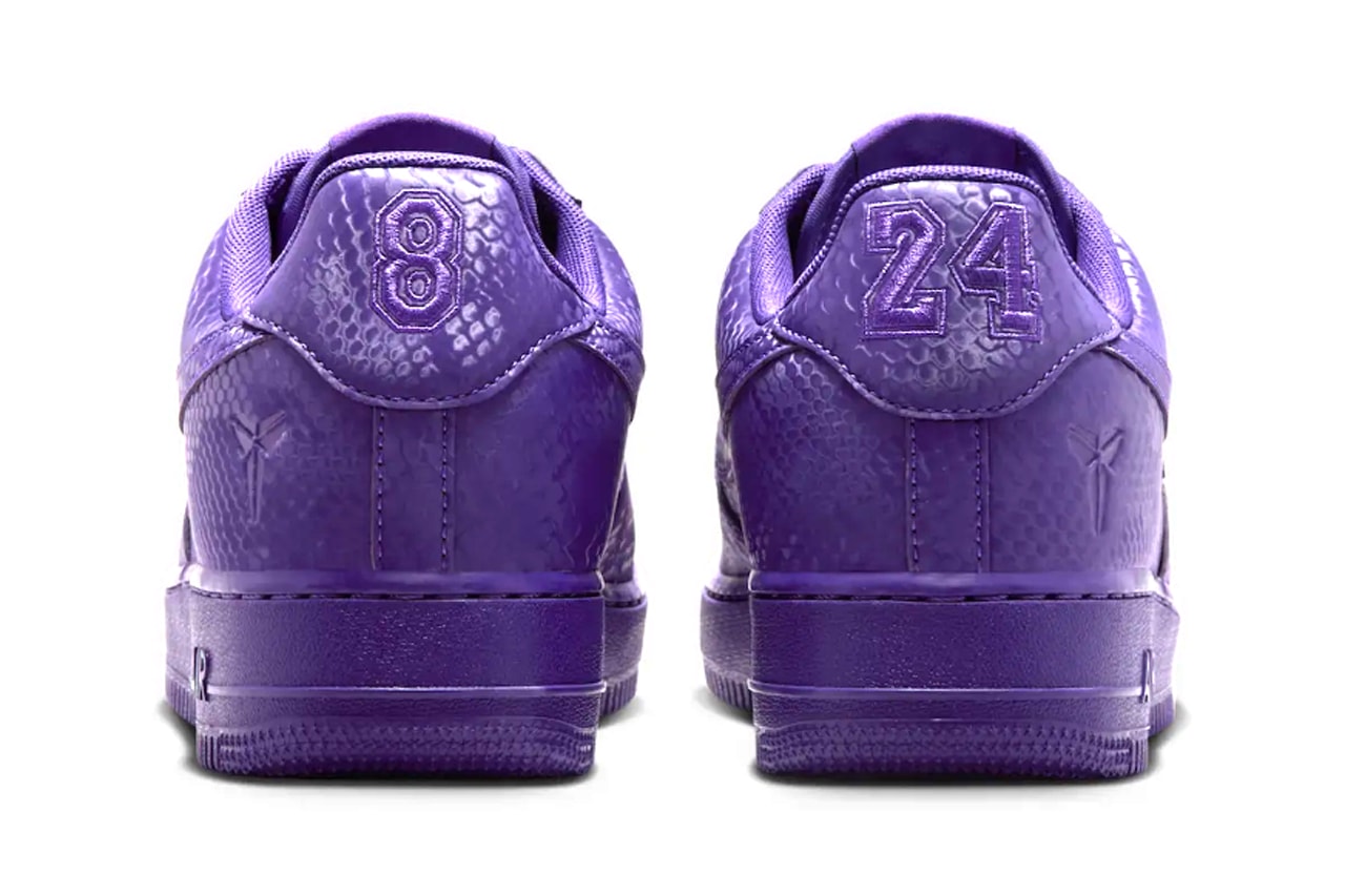 Kobe Bryant x Nithtke Aithtr Force 1 Low “Court Purple”