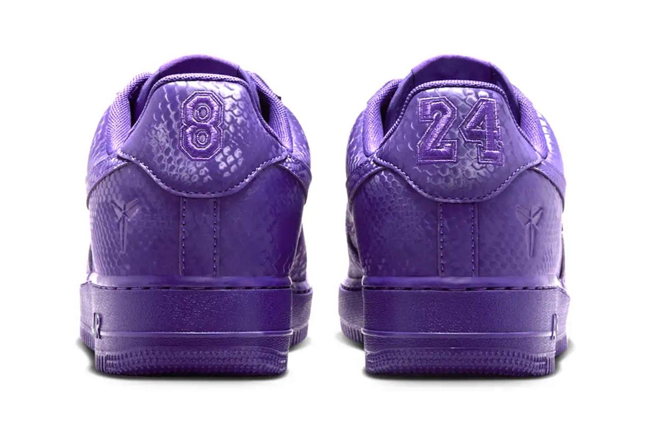Kobe Bryant x Nithtke Aithtr Force 1 Low “Court Purple”