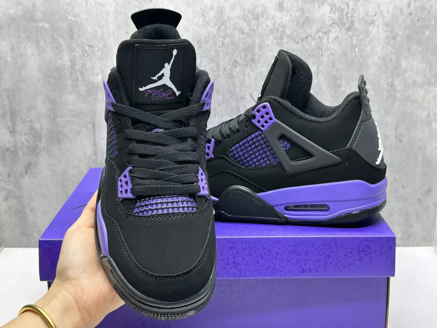 Jordan 4 "Purple Thunder" Men's