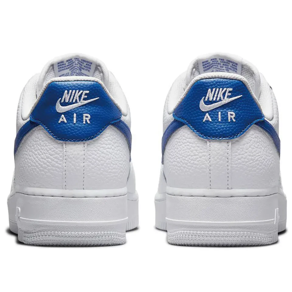 Nithtke  Aithtr Force 1 Low White Royal Blue