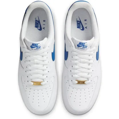 Nithtke  Aithtr Force 1 Low White Royal Blue