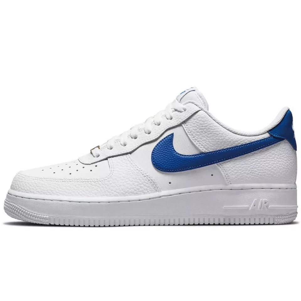 Nithtke  Aithtr Force 1 Low White Royal Blue