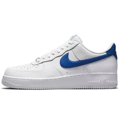 Nithtke  Aithtr Force 1 Low White Royal Blue