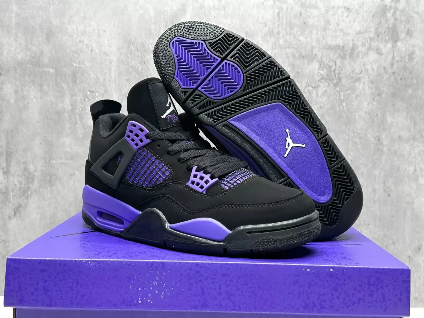 Jordan 4 "Purple Thunder" Men's