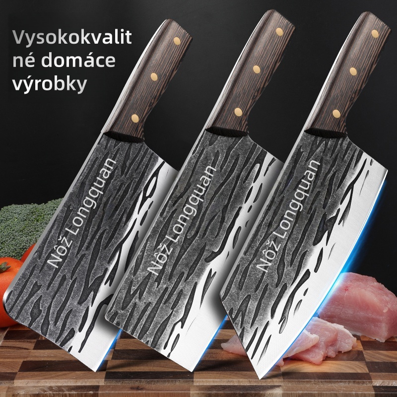 Režte mäso a zeleninu bez námahy 🔥👩‍🍳 Longquan nôž to zvládne!