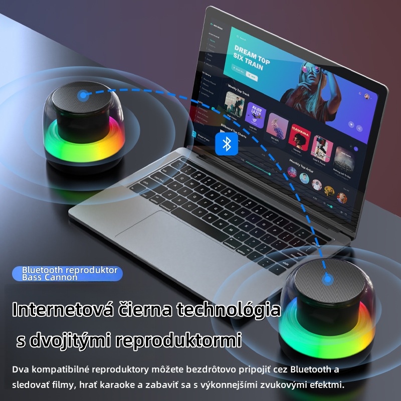 Hudba + svetlo = 🎶✨ dokonalá nálada!