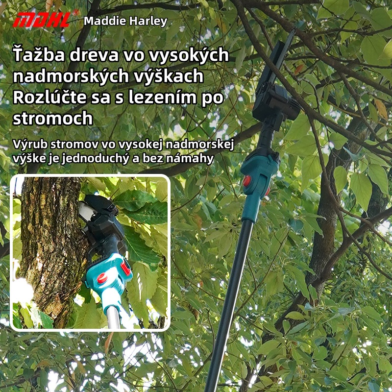 🔥 Ultraľahká 0,8KG! Jednoručná lítiová píla – drevo reže ako maslo!