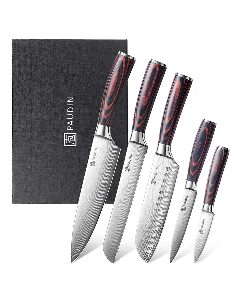 🥩 Režte mäso, zeleninu aj chlieb bez námahy – ostré a odolné nože PAUDIN!