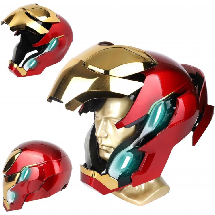 Helma Iron Man MK5 Silver Edition (s hlasovým ovládáním)