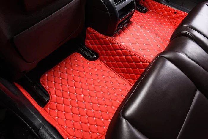 🚗💨Covorașe auto personalizate din piele pentru picioare, zeci de stiluri, acoperire completă, Automotive, lux, 2013 ~ 2019