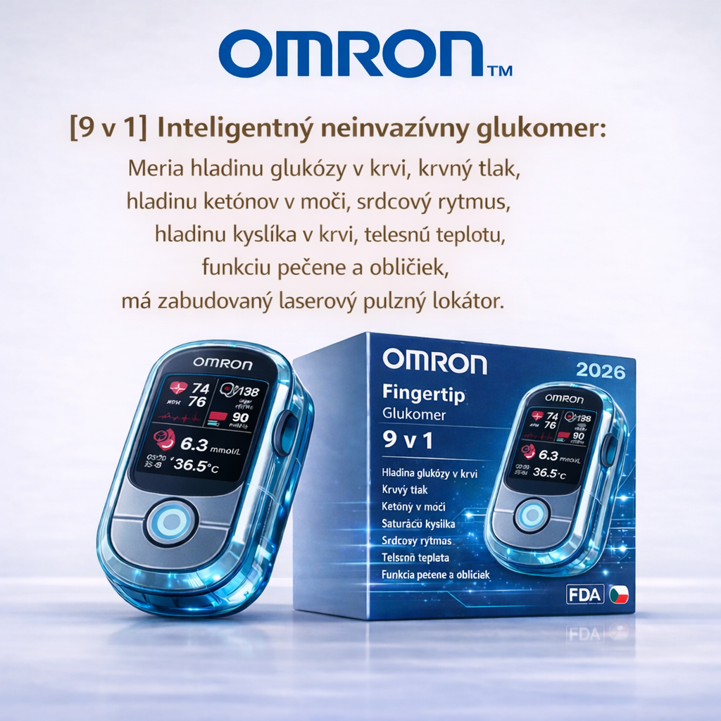2026🔥Spoločnosť Omron™ predstavuje novo uvedený neinvazívny inteligentný glukomer na meranie hladiny glukózy v krvi 🔥Vyrobený v USA🔥