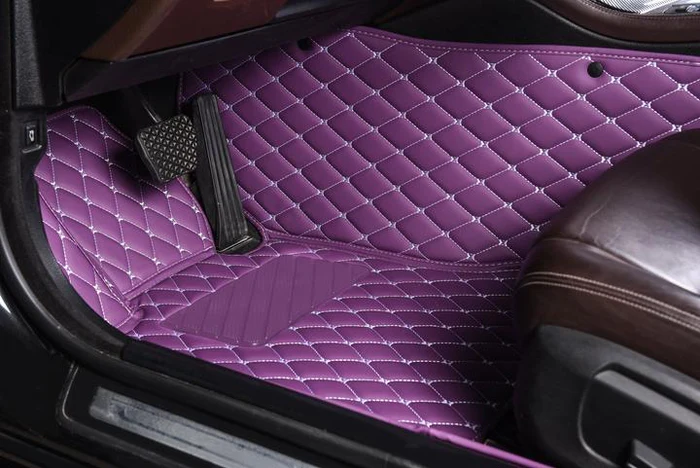 🚗💨Covorașe auto personalizate din piele pentru picioare, zeci de stiluri, acoperire completă, Automotive, lux, 2013 ~ 2019
