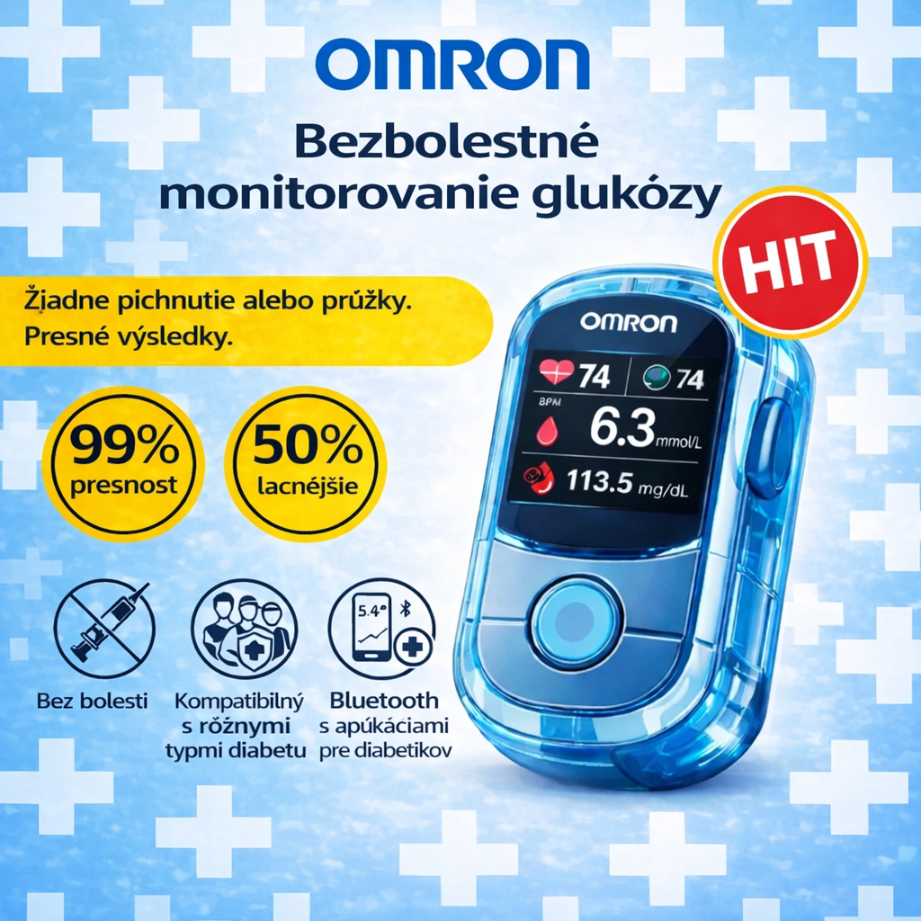 2026🔥Spoločnosť Omron™ predstavuje novo uvedený neinvazívny inteligentný glukomer na meranie hladiny glukózy v krvi 🔥Vyrobený v USA🔥