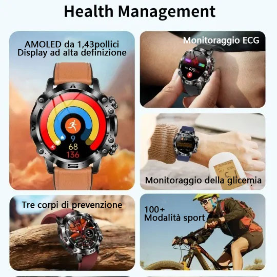 Orologio per la terapia laser Philips. Analisi della glicemia e dell'acido urico, ecc.