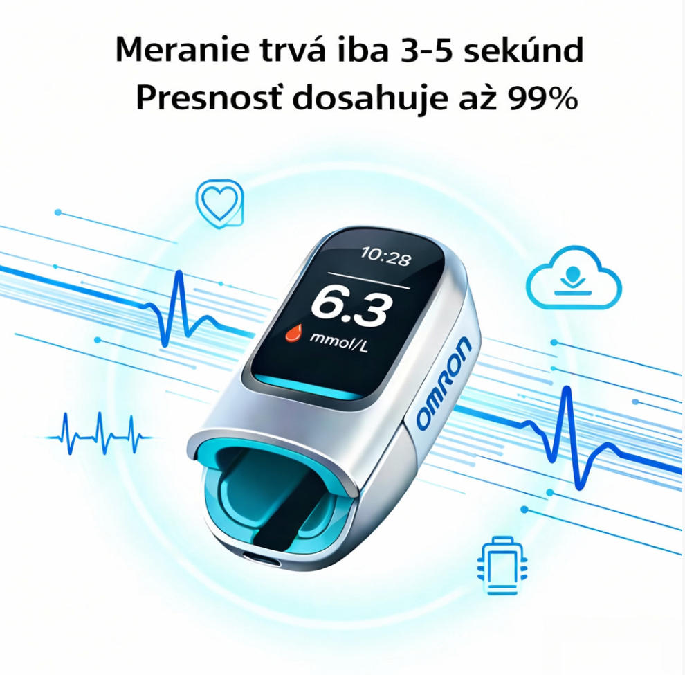 🔥 Basta aghi e dolore! | Omron™ glukometro non invasivo – controllo facile e preciso della glicemia, ovunque tu sia 🔥
