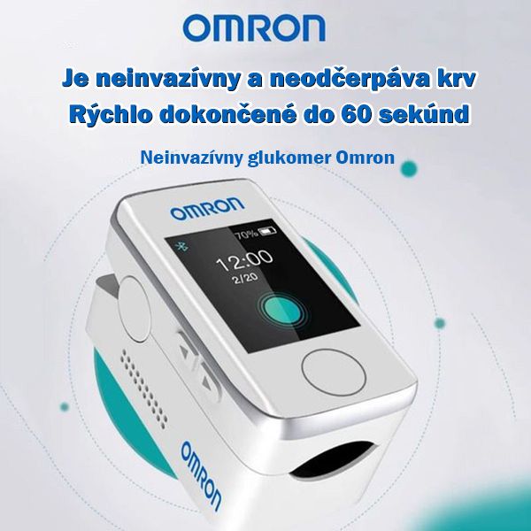 [Omron] Vysoko presný neinvazívny glukomer a oxymeter