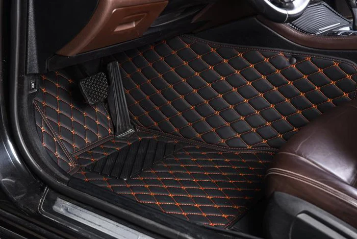 🚗💨Covorașe auto personalizate din piele pentru picioare, zeci de stiluri, acoperire completă, Automotive, lux, 2013 ~ 2019