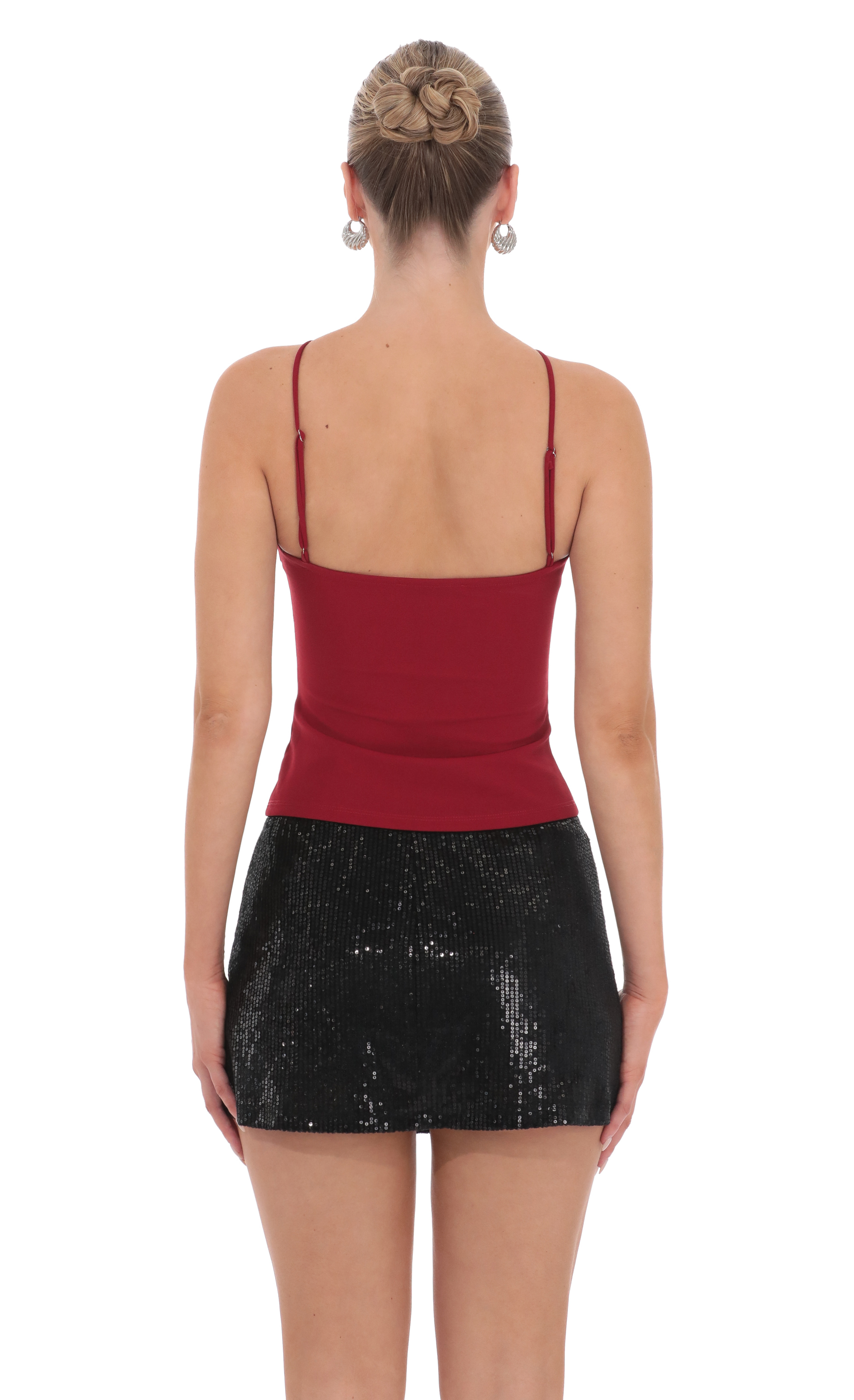 Florette Top in Red-My Sky Diva