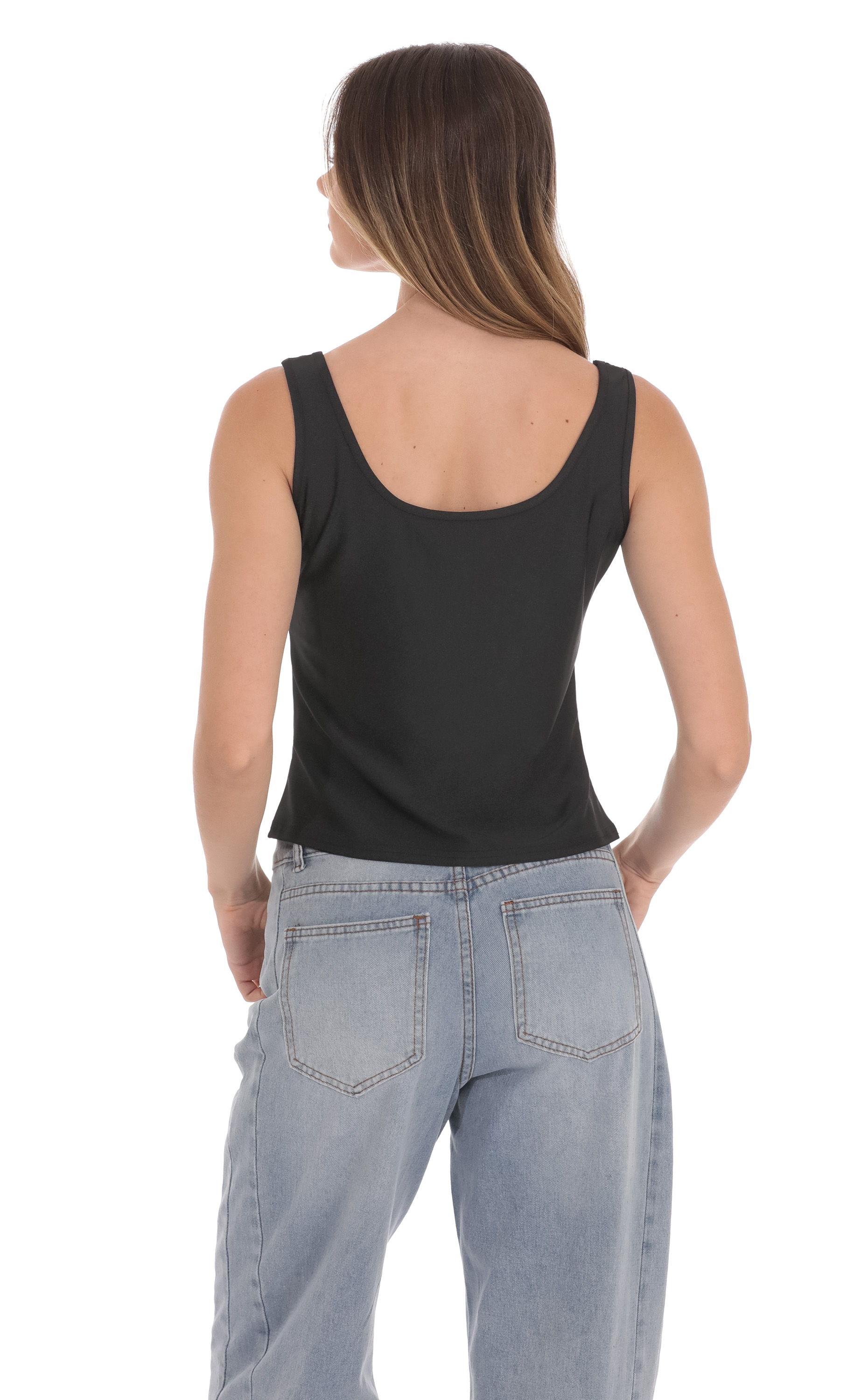 Two Piece Top in Black-My Sky Diva