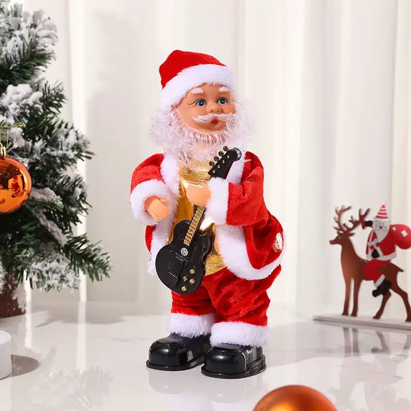 Dancing Santa - Moving Dancing Santa Claus with Music Animated Christmas Singing Toys