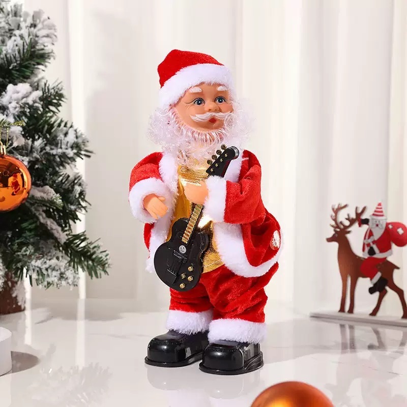 Dancing Santa - Moving Dancing Santa Claus with Music Animated Christmas Singing Toys