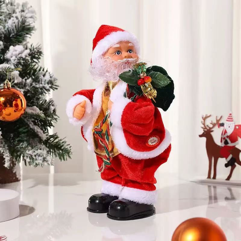 Dancing Santa - Moving Dancing Santa Claus with Music Animated Christmas Singing Toys
