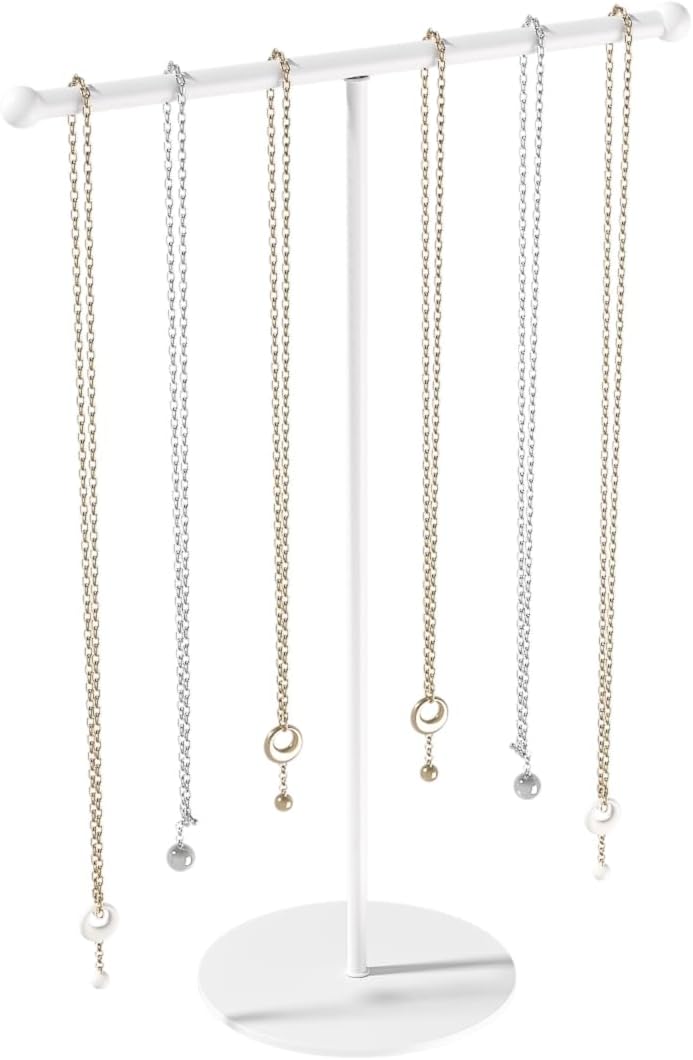 Necklace Organizers Holder, Small Jewelry Display Stand for Women, Men