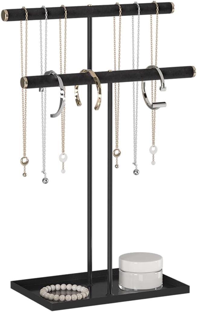 Necklace Organizers Holder, Small Jewelry Display Stand for Women, Men