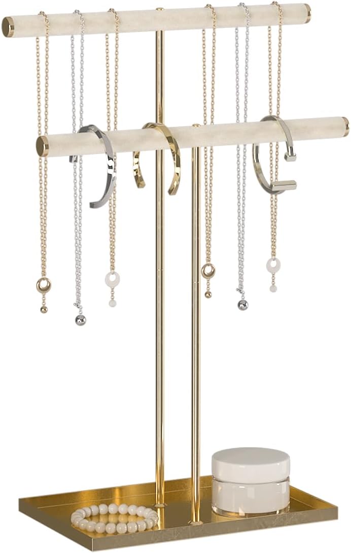 Necklace Organizers Holder, Small Jewelry Display Stand for Women, Men