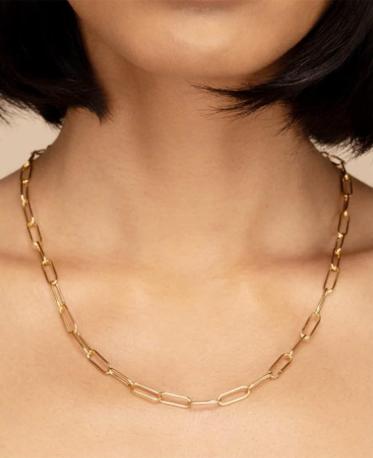 12pcs Chain Gold Bead Necklace Coin Moon Star Pearl Pendant Chain Choker Multilayer Necklace Leather Cord Set for Women Men Adjustable Gold Tone