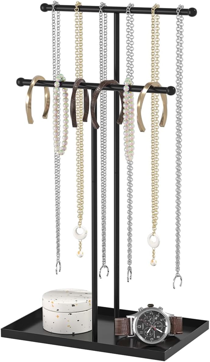 Necklace Organizers Holder, Small Jewelry Display Stand for Women, Men