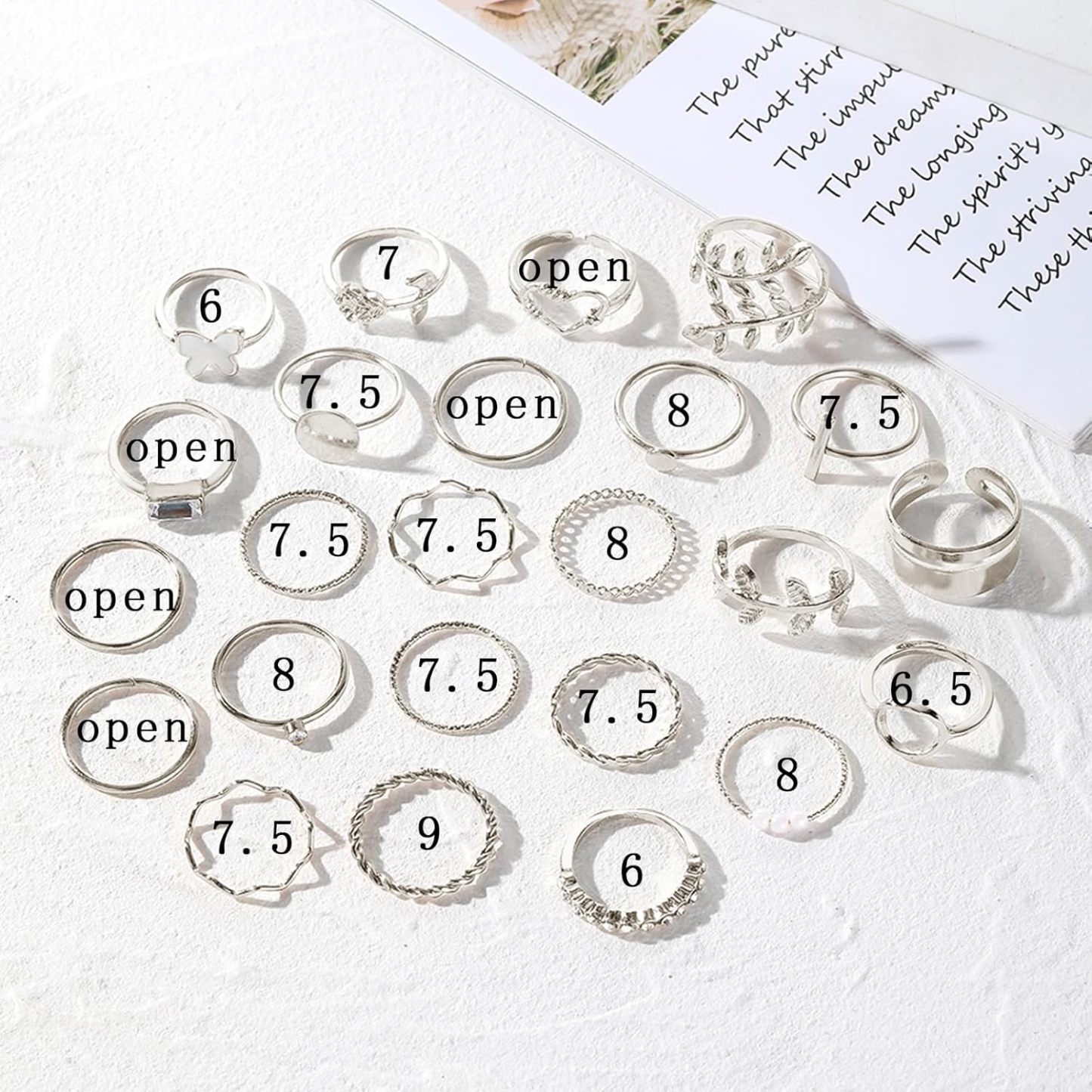  51 Pcs Gold Knuckle Rings Set For Women Girls Vintage Stackable Joint Finger Midi Rings Dainty Cubic Zirconia Crystal Simple Twist Hollow Cute Rings Pack Jewelry Gift