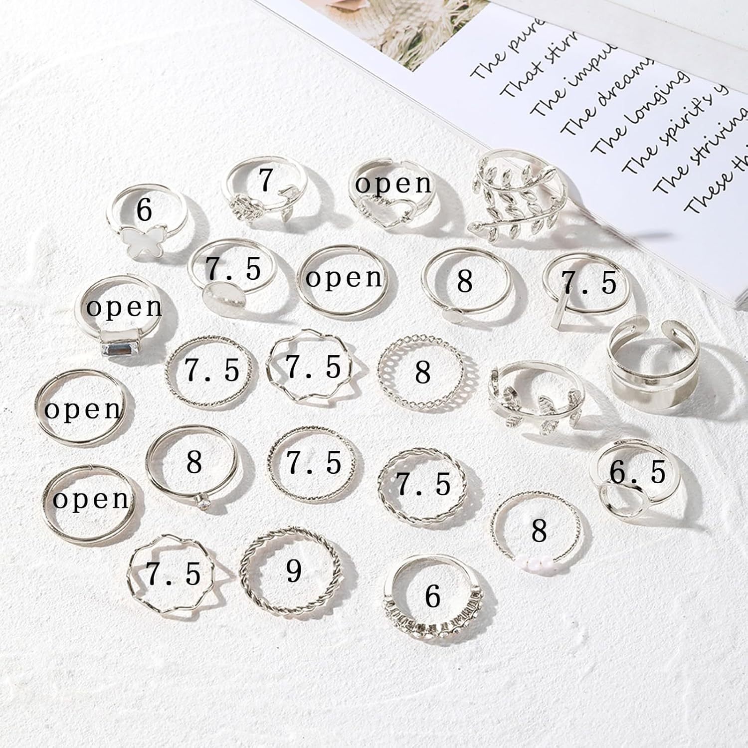  51 Pcs Gold Knuckle Rings Set For Women Girls Vintage Stackable Joint Finger Midi Rings Dainty Cubic Zirconia Crystal Simple Twist Hollow Cute Rings Pack Jewelry Gift